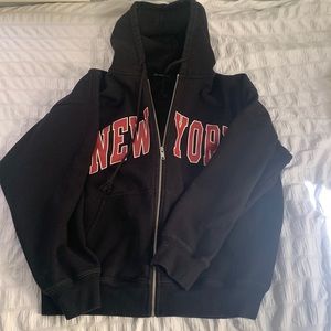 Brandy Melville Christy New York Zip Up